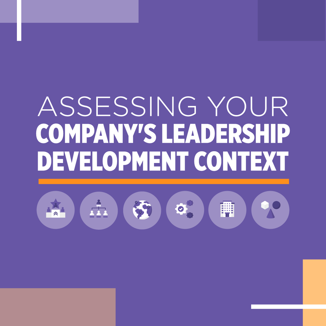 Link to assessing your company's leadership development context job aid