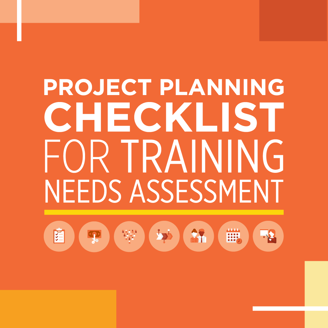 Link to project planning checklist for training needs assessment job aid